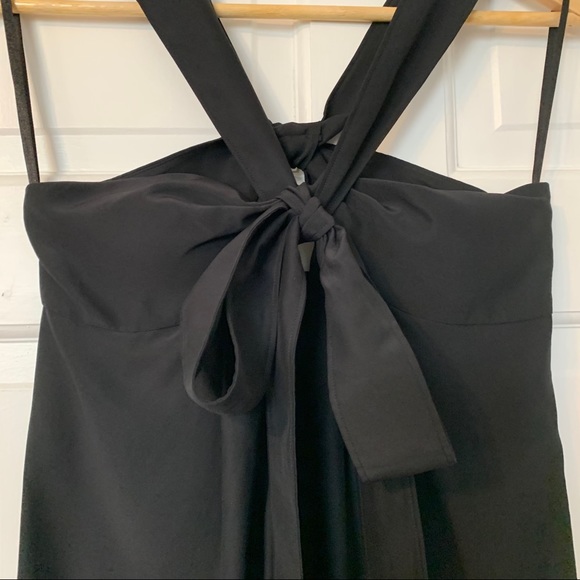 Cynthia Steffe Silk Halter Twist Little Black LBD - Picture 5 of 16